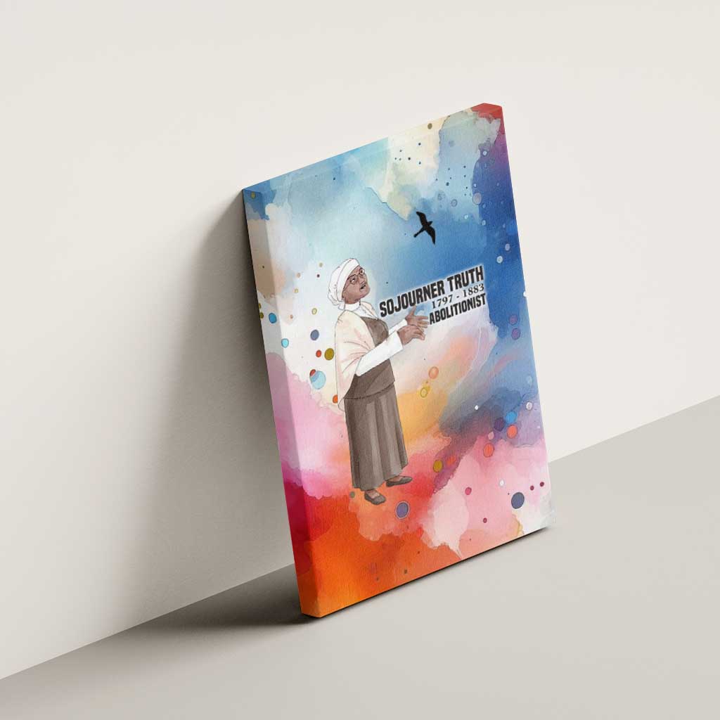 Sojourner Truth Canvas Wall Art I Sell the Shadow - Abolitionist Legacy Watercolor Design - Wonder Print Shop
