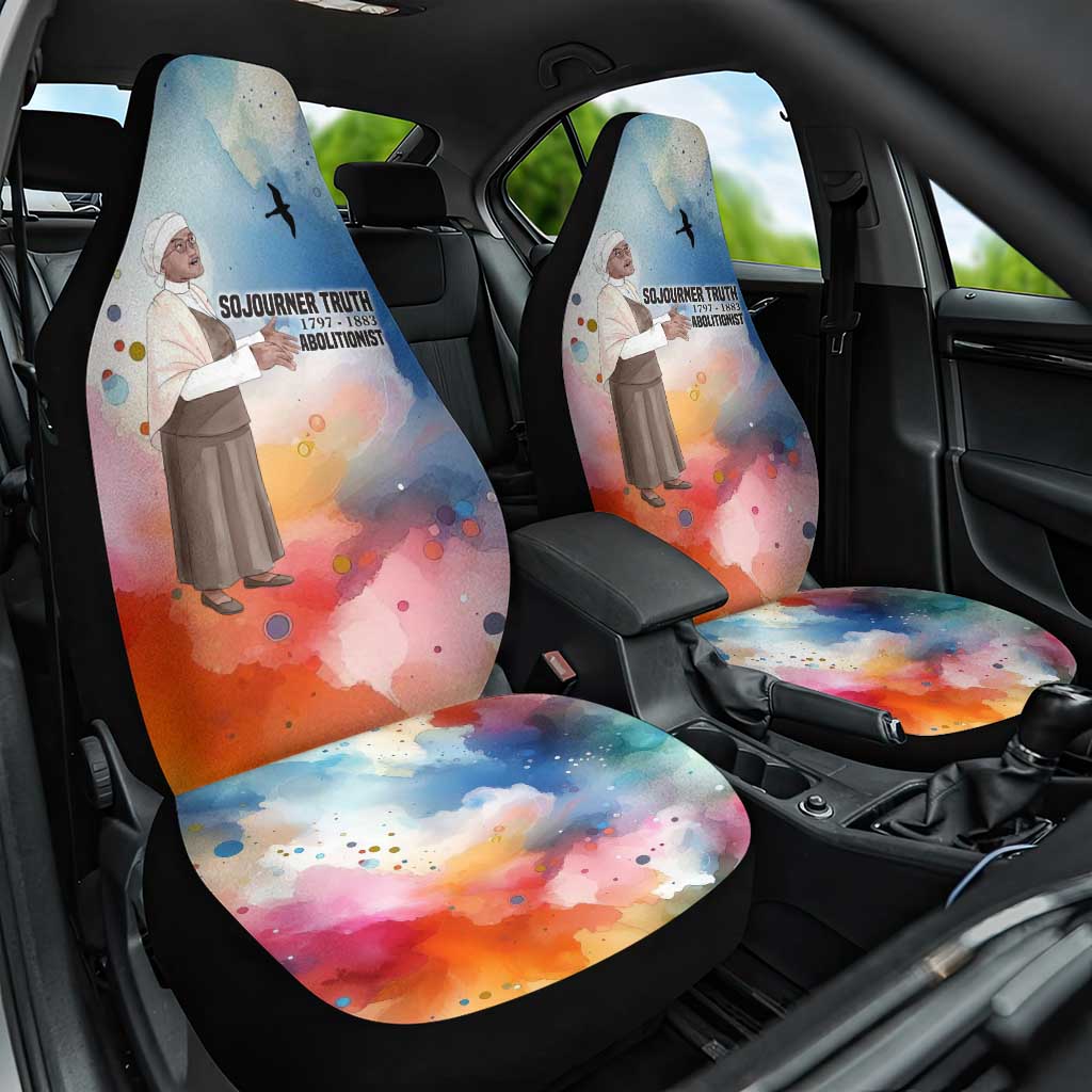 Sojourner Truth Car Seat Cover I Sell the Shadow - Abolitionist Legacy Watercolor Design - Wonder Print Shop