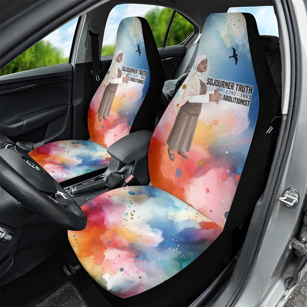 Sojourner Truth Car Seat Cover I Sell the Shadow - Abolitionist Legacy Watercolor Design - Wonder Print Shop