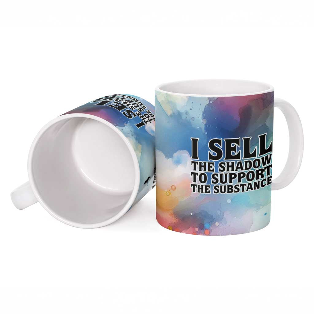 Sojourner Truth Ceramic Mug I Sell the Shadow - Abolitionist Legacy Watercolor Design - Wonder Print Shop