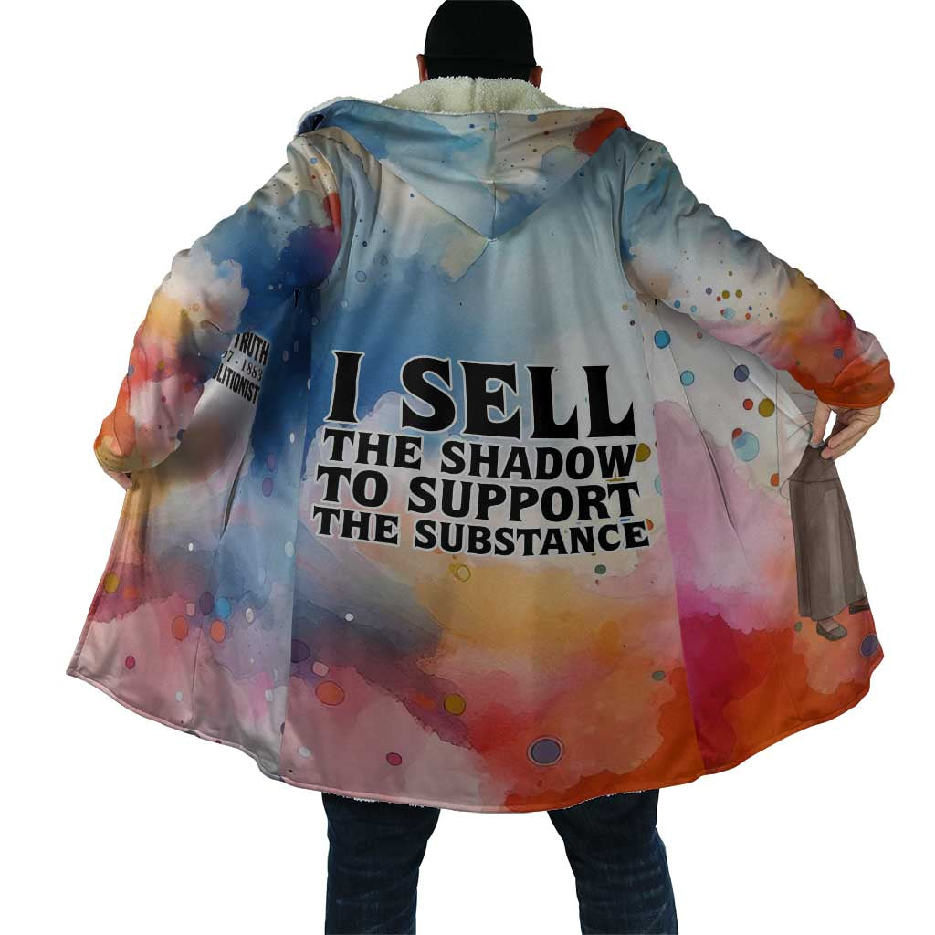 Sojourner Truth Cloak I Sell the Shadow - Abolitionist Legacy Watercolor Design - Wonder Print Shop