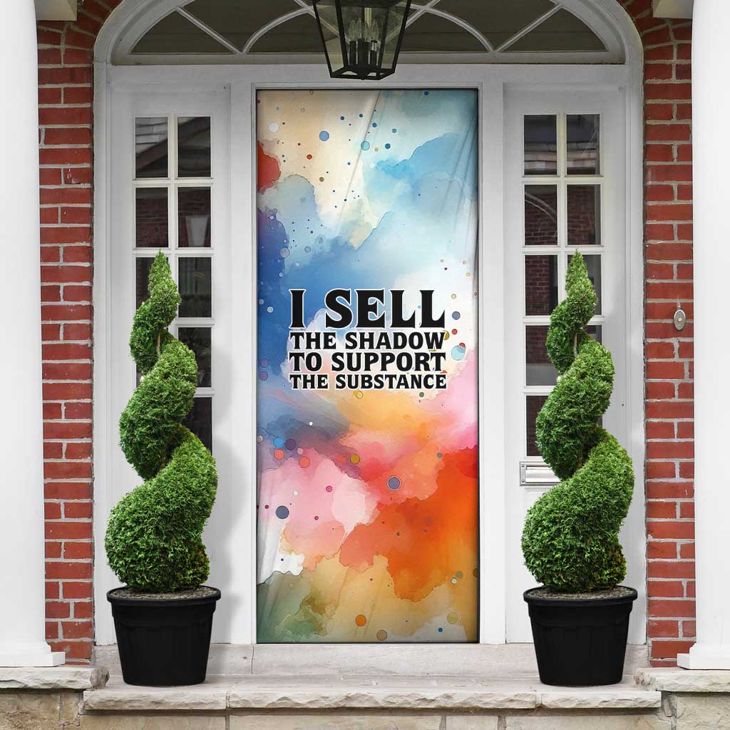 Sojourner Truth Door Cover I Sell the Shadow - Abolitionist Legacy Watercolor Design - Wonder Print Shop