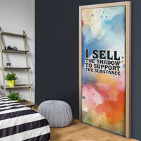 Sojourner Truth Door Cover I Sell the Shadow - Abolitionist Legacy Watercolor Design - Wonder Print Shop