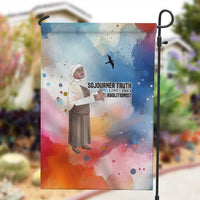 Sojourner Truth Garden Flag I Sell the Shadow - Abolitionist Legacy Watercolor Design - Wonder Print Shop