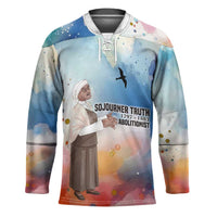 Sojourner Truth Hockey Jersey I Sell the Shadow - Abolitionist Legacy Watercolor Design - Wonder Print Shop