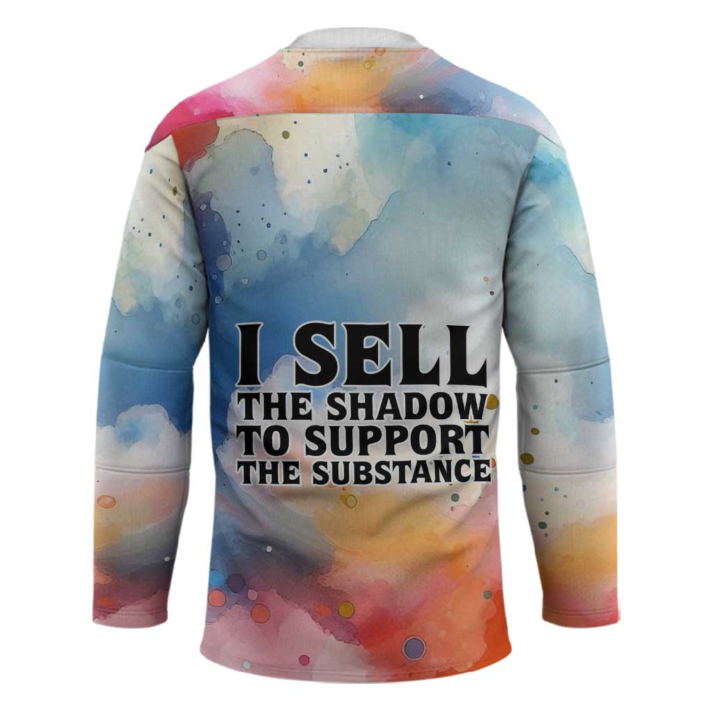 Sojourner Truth Hockey Jersey I Sell the Shadow - Abolitionist Legacy Watercolor Design - Wonder Print Shop
