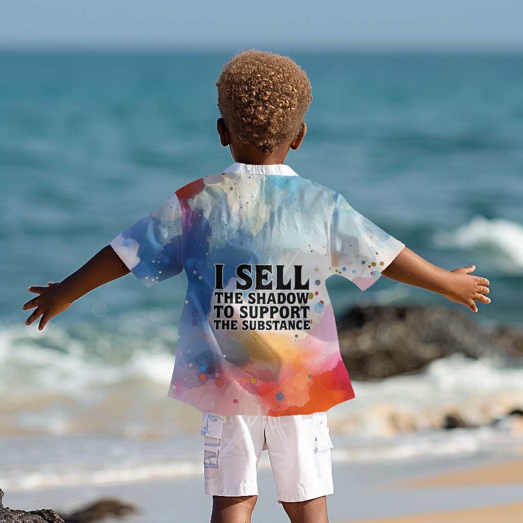 Sojourner Truth Kid Hawaiian Shirt I Sell the Shadow - Abolitionist Legacy Watercolor Design TS04