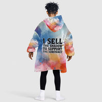 Sojourner Truth Kid Wearable Blanket Hoodie I Sell the Shadow - Abolitionist Legacy Watercolor Design - Wonder Print Shop