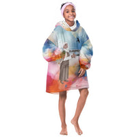 Sojourner Truth Kid Wearable Blanket Hoodie I Sell the Shadow - Abolitionist Legacy Watercolor Design - Wonder Print Shop