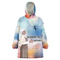 Sojourner Truth Kid Wearable Blanket Hoodie I Sell the Shadow - Abolitionist Legacy Watercolor Design - Wonder Print Shop
