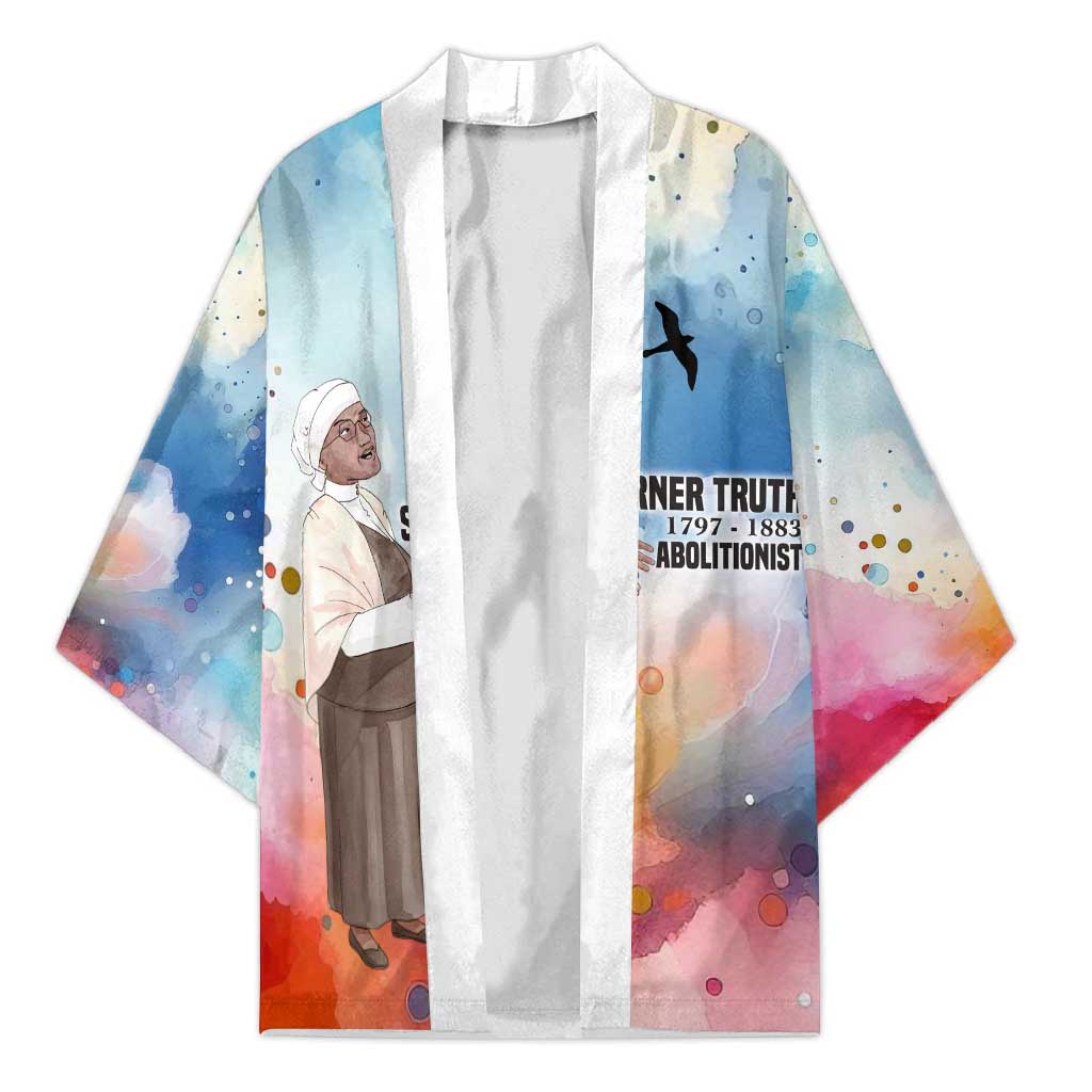 Sojourner Truth Kimono I Sell the Shadow - Abolitionist Legacy Watercolor Design - Wonder Print Shop