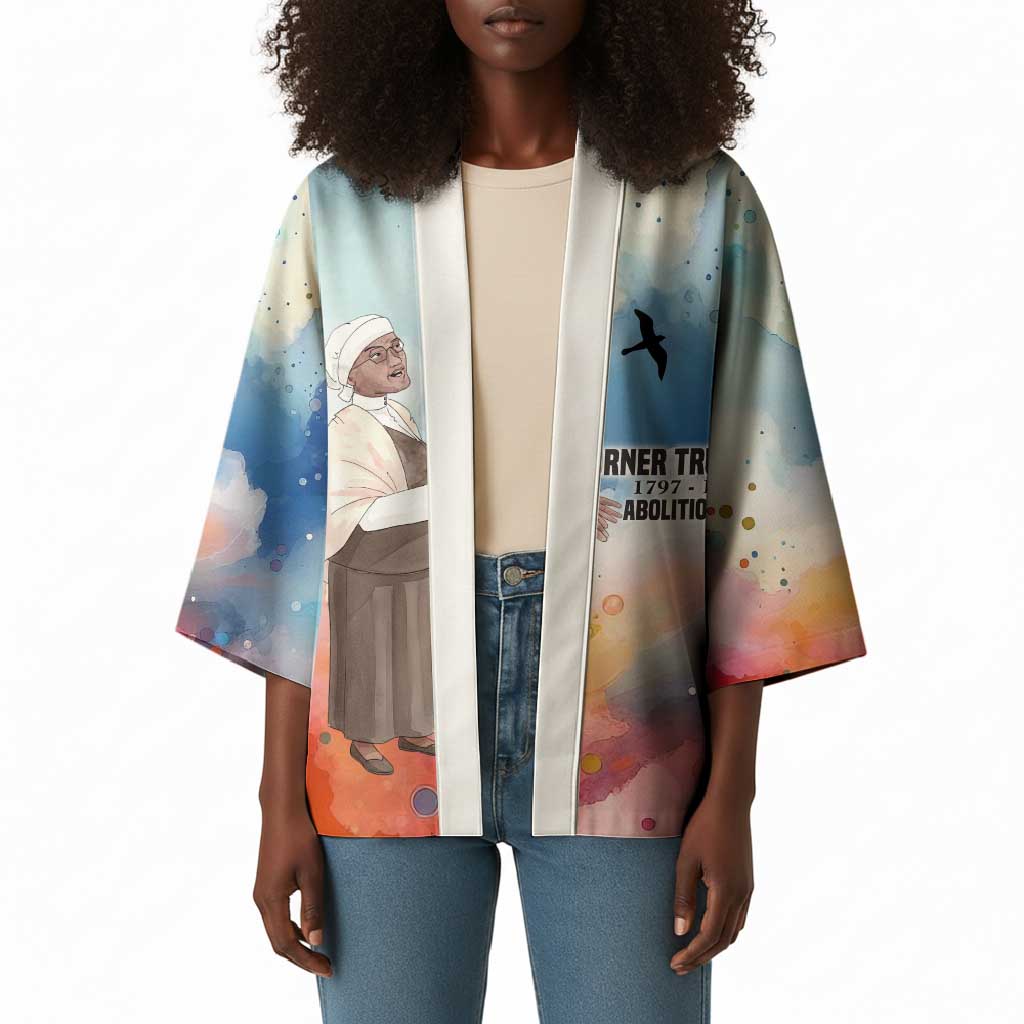 Sojourner Truth Kimono I Sell the Shadow - Abolitionist Legacy Watercolor Design - Wonder Print Shop
