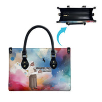 Sojourner Truth Leather Bag I Sell the Shadow - Abolitionist Legacy Watercolor Design - Wonder Print Shop