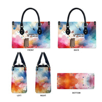 Sojourner Truth Leather Bag I Sell the Shadow - Abolitionist Legacy Watercolor Design - Wonder Print Shop