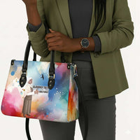 Sojourner Truth Leather Bag I Sell the Shadow - Abolitionist Legacy Watercolor Design - Wonder Print Shop