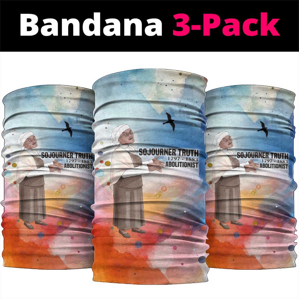 Sojourner Truth Neck Gaiter I Sell the Shadow - Abolitionist Legacy Watercolor Design - Wonder Print Shop