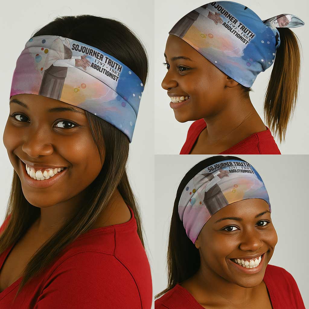 Sojourner Truth Neck Gaiter I Sell the Shadow - Abolitionist Legacy Watercolor Design - Wonder Print Shop