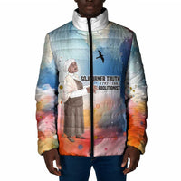 Sojourner Truth Padded Jacket I Sell the Shadow - Abolitionist Legacy Watercolor Design - Wonder Print Shop