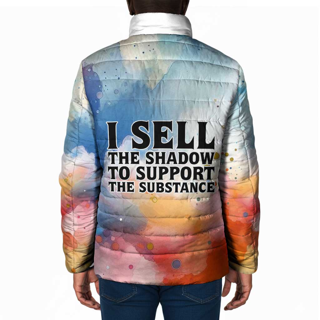 Sojourner Truth Padded Jacket I Sell the Shadow - Abolitionist Legacy Watercolor Design - Wonder Print Shop