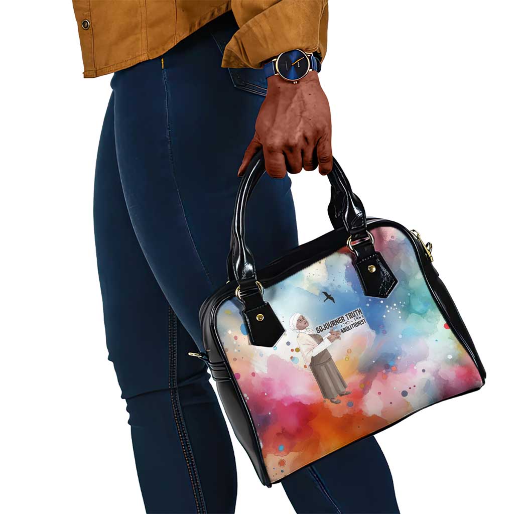 Sojourner Truth Shoulder Handbag I Sell the Shadow - Abolitionist Legacy Watercolor Design - Wonder Print Shop