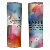 Sojourner Truth Skinny Tumbler I Sell the Shadow - Abolitionist Legacy Watercolor Design - Wonder Print Shop