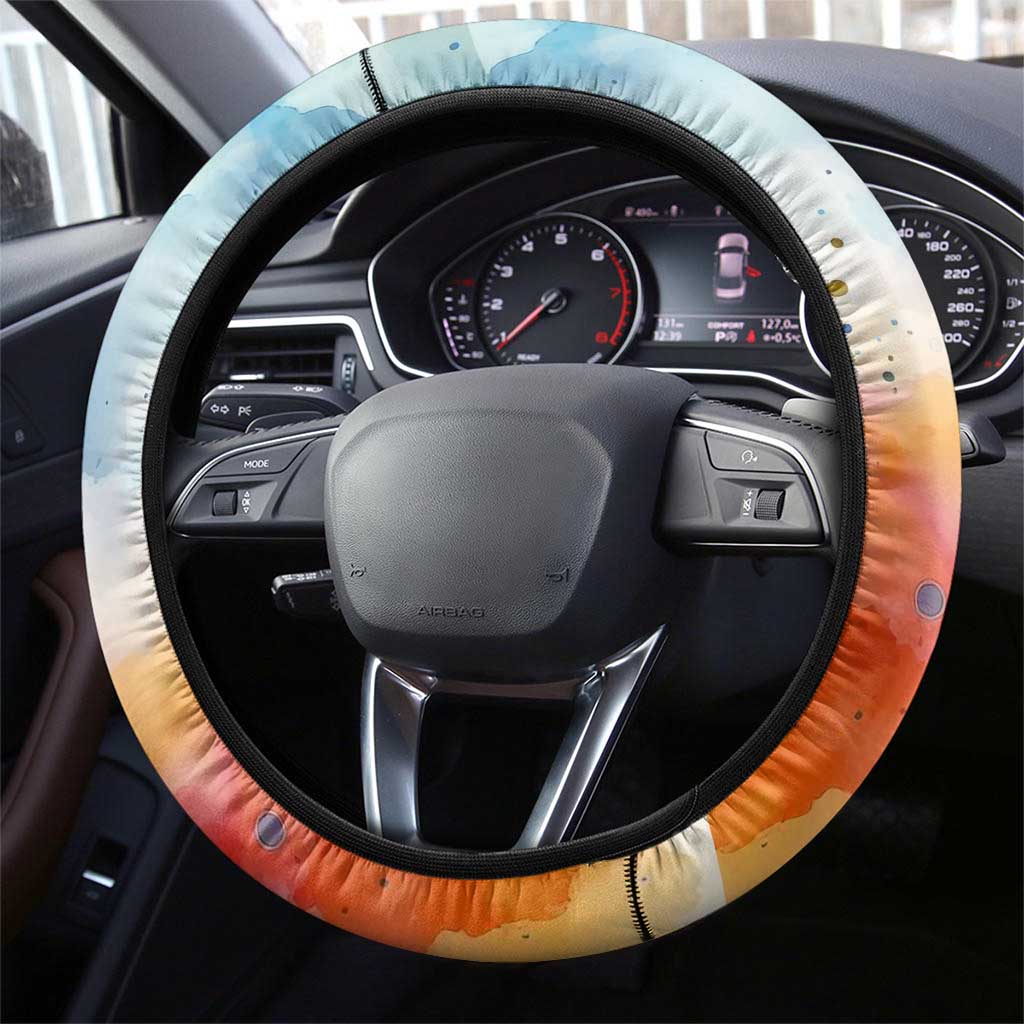 Sojourner Truth Steering Wheel Cover I Sell the Shadow - Abolitionist Legacy Watercolor Design - Wonder Print Shop