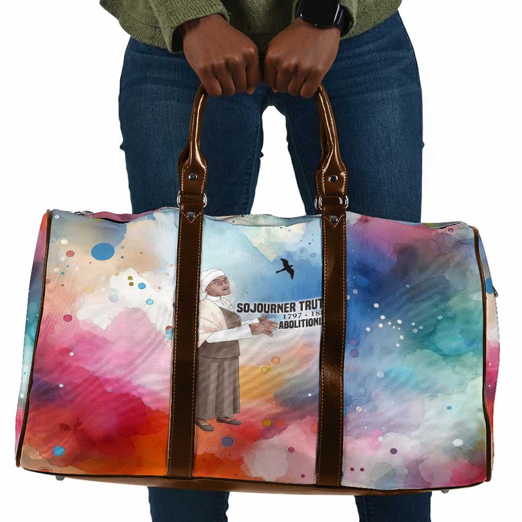 Sojourner Truth Travel Bag I Sell the Shadow - Abolitionist Legacy Watercolor Design - Wonder Print Shop