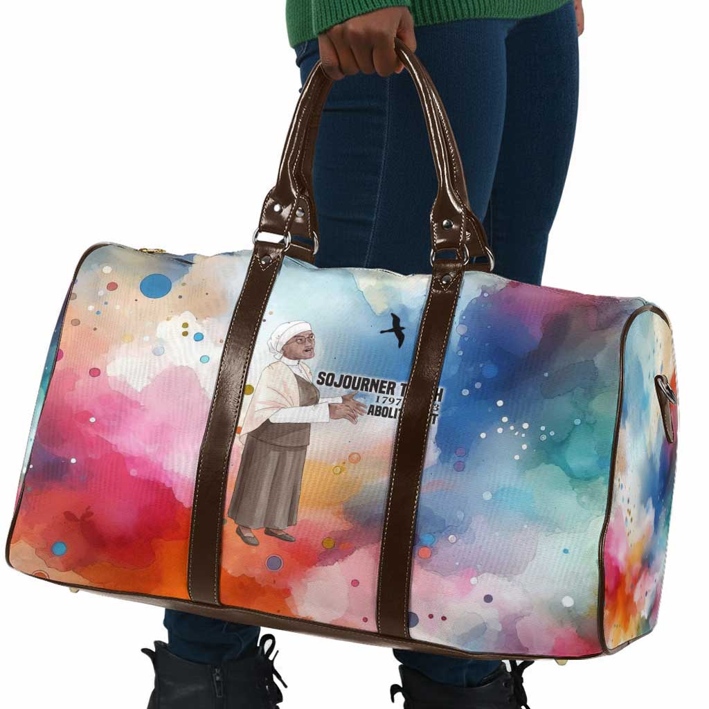 Sojourner Truth Travel Bag I Sell the Shadow - Abolitionist Legacy Watercolor Design - Wonder Print Shop