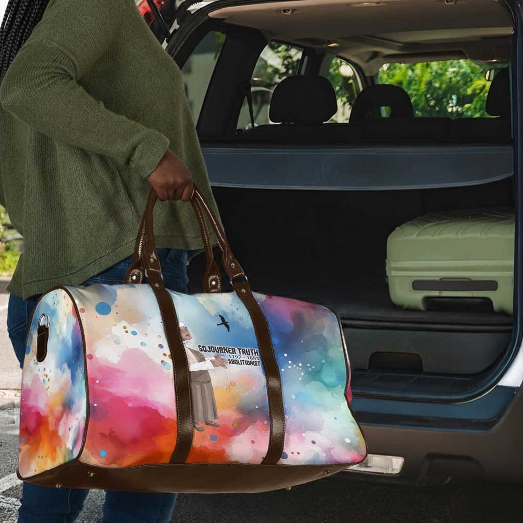 Sojourner Truth Travel Bag I Sell the Shadow - Abolitionist Legacy Watercolor Design - Wonder Print Shop