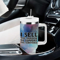 Sojourner Truth Tumbler With Handle I Sell the Shadow - Abolitionist Legacy Watercolor Design - Wonder Print Shop