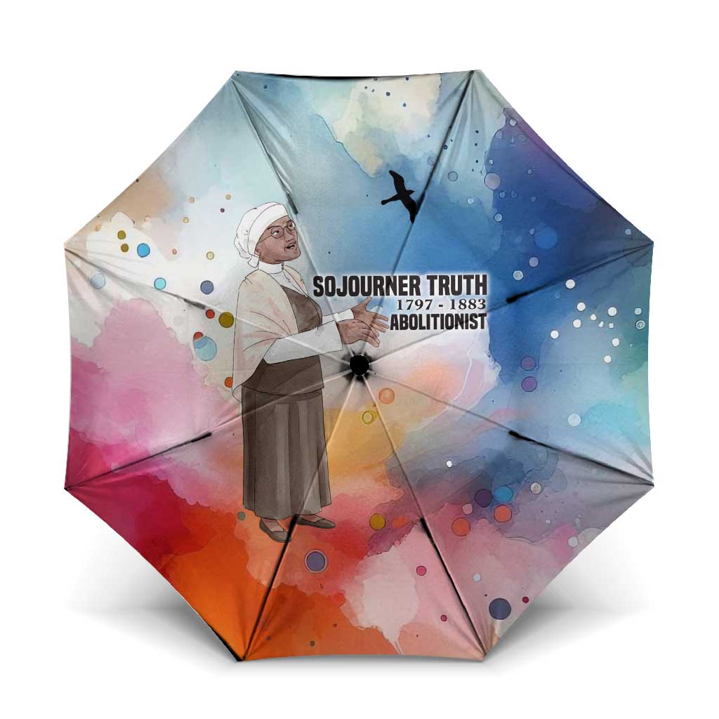 Sojourner Truth Umbrella I Sell the Shadow - Abolitionist Legacy Watercolor Design - Wonder Print Shop