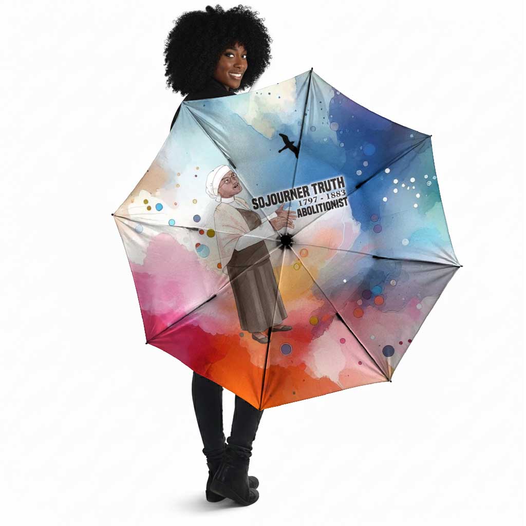 Sojourner Truth Umbrella I Sell the Shadow - Abolitionist Legacy Watercolor Design - Wonder Print Shop