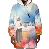 Sojourner Truth Wearable Blanket Hoodie I Sell the Shadow - Abolitionist Legacy Watercolor Design - Wonder Print Shop