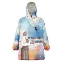 Sojourner Truth Wearable Blanket Hoodie I Sell the Shadow - Abolitionist Legacy Watercolor Design - Wonder Print Shop