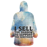 Sojourner Truth Wearable Blanket Hoodie I Sell the Shadow - Abolitionist Legacy Watercolor Design - Wonder Print Shop