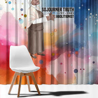 Sojourner Truth Window Curtain I Sell the Shadow - Abolitionist Legacy Watercolor Design - Wonder Print Shop