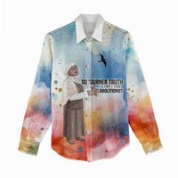 Sojourner Truth Women Casual Shirt I Sell the Shadow - Abolitionist Legacy Watercolor Design - Wonder Print Shop