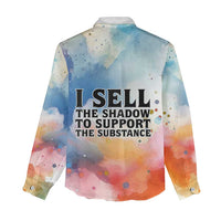 Sojourner Truth Women Casual Shirt I Sell the Shadow - Abolitionist Legacy Watercolor Design - Wonder Print Shop