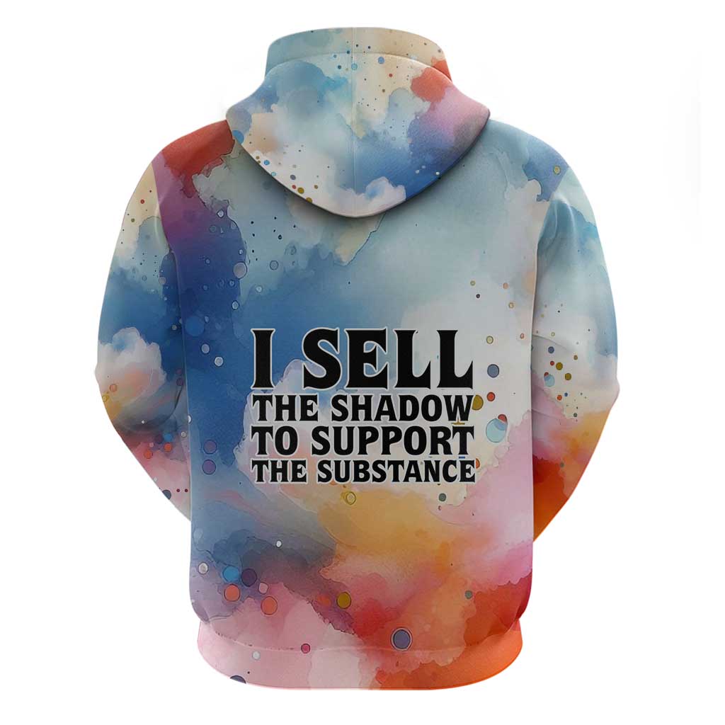 Sojourner Truth Zip Hoodie I Sell the Shadow - Abolitionist Legacy Watercolor Design - Wonder Print Shop