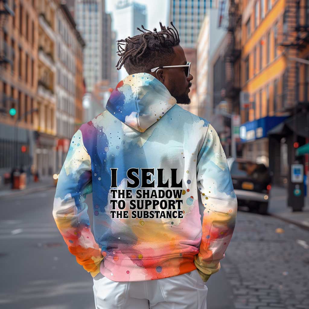 Sojourner Truth Zip Hoodie I Sell the Shadow - Abolitionist Legacy Watercolor Design - Wonder Print Shop