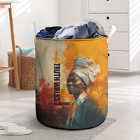 Sojourner Truth Laundry Basket Truth Walks - Bold Portrait and Empowerment Design - Wonder Print Shop