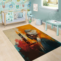 Sojourner Truth Area Rug Truth Walks - Bold Portrait and Empowerment Design - Wonder Print Shop