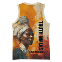 Sojourner Truth Basketball Jersey Truth Walks - Bold Portrait and Empowerment Design - Wonder Print Shop