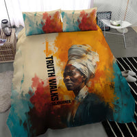 Sojourner Truth Bedding Set Truth Walks - Bold Portrait and Empowerment Design - Wonder Print Shop