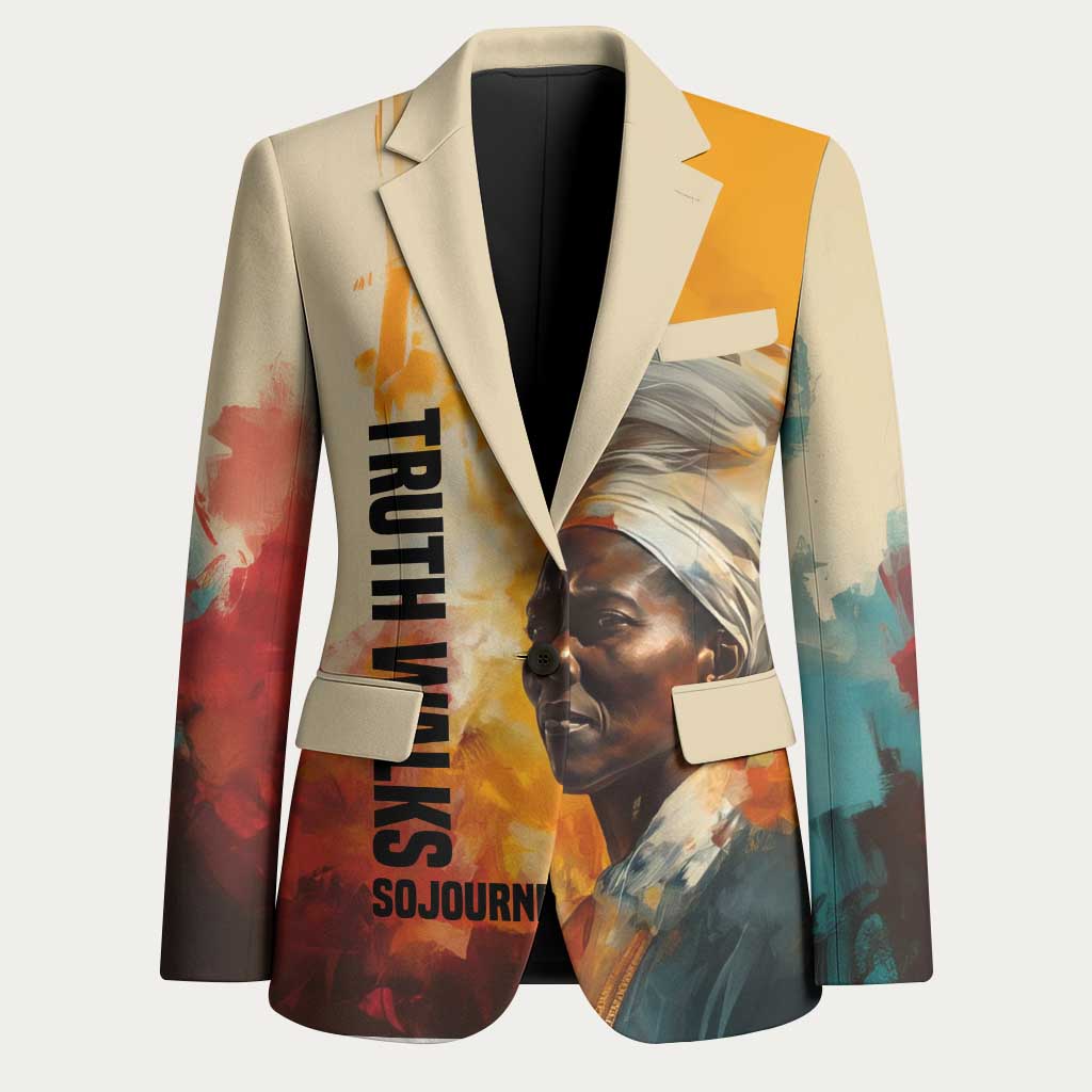 Sojourner Truth Blazer Truth Walks - Bold Portrait and Empowerment Design - Wonder Print Shop