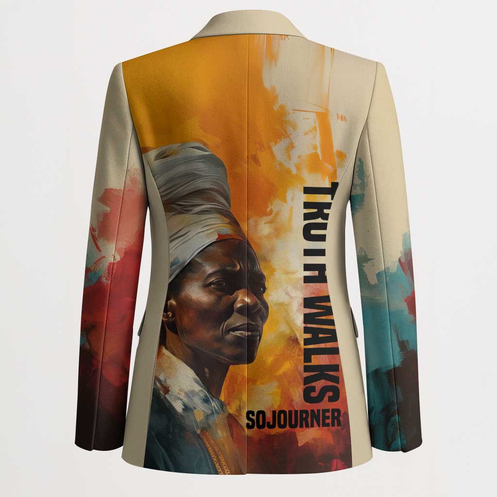 Sojourner Truth Blazer Truth Walks - Bold Portrait and Empowerment Design - Wonder Print Shop