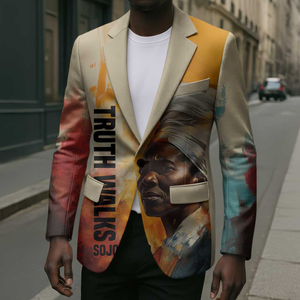 Sojourner Truth Blazer Truth Walks - Bold Portrait and Empowerment Design - Wonder Print Shop