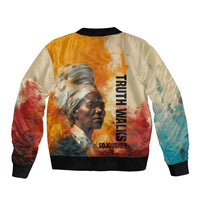 Sojourner Truth Bomber Jacket Truth Walks - Bold Portrait and Empowerment Design - Wonder Print Shop
