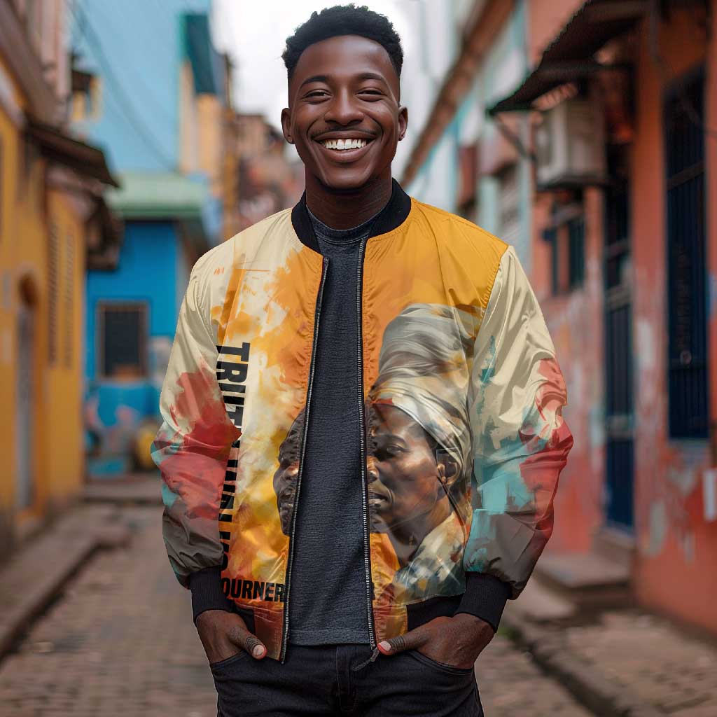Sojourner Truth Bomber Jacket Truth Walks - Bold Portrait and Empowerment Design - Wonder Print Shop