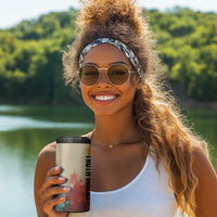 Sojourner Truth 4 in 1 Can Cooler Tumbler Truth Walks - Bold Portrait and Empowerment Design - Wonder Print Shop